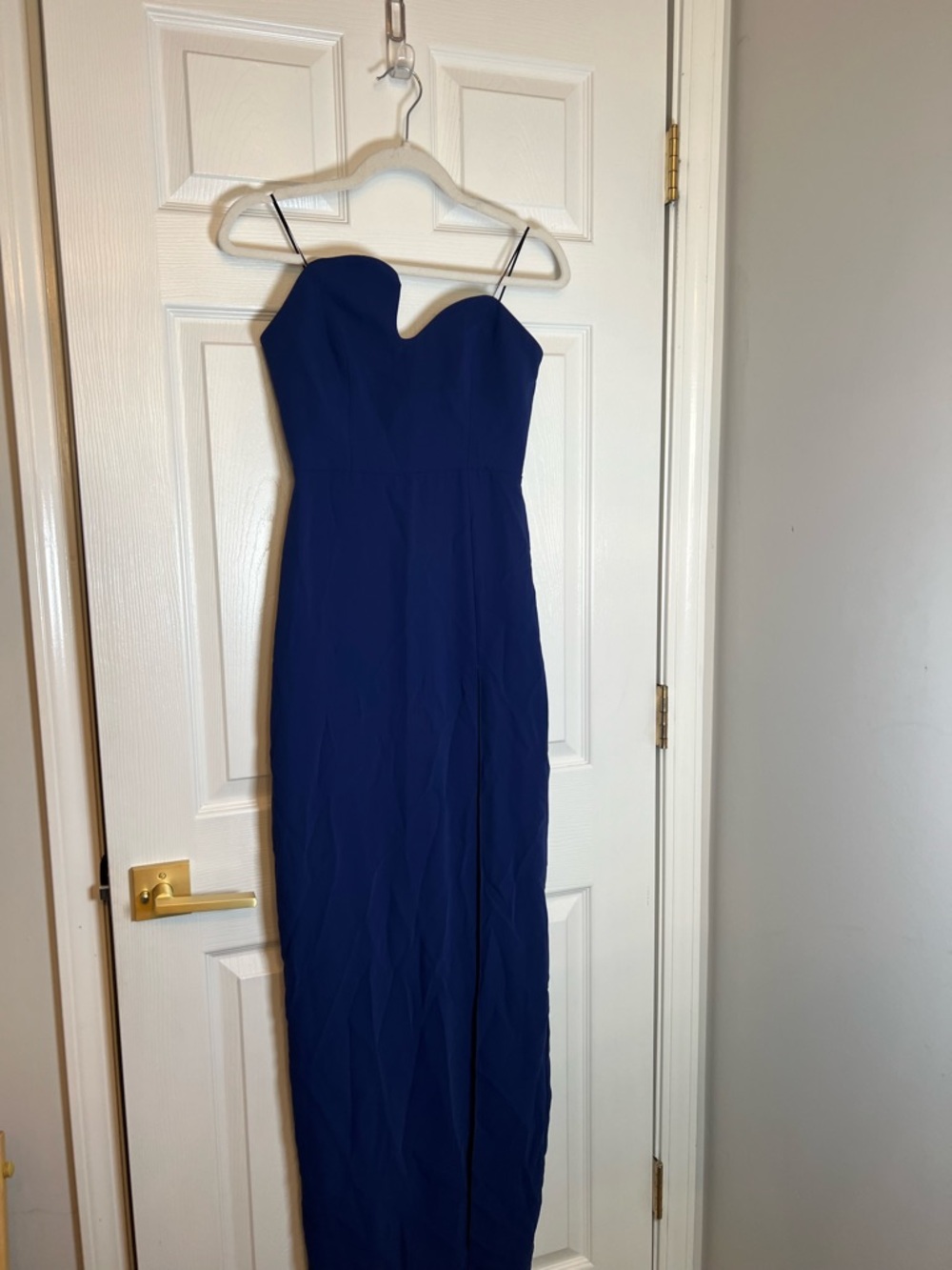 Amanda Uprichard x REVOLVE Cherri Gown in Navy - Picture 4 of 7